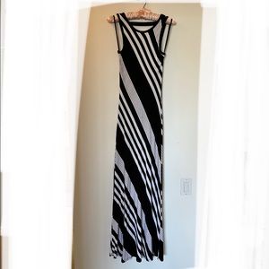 Striped maxi dress